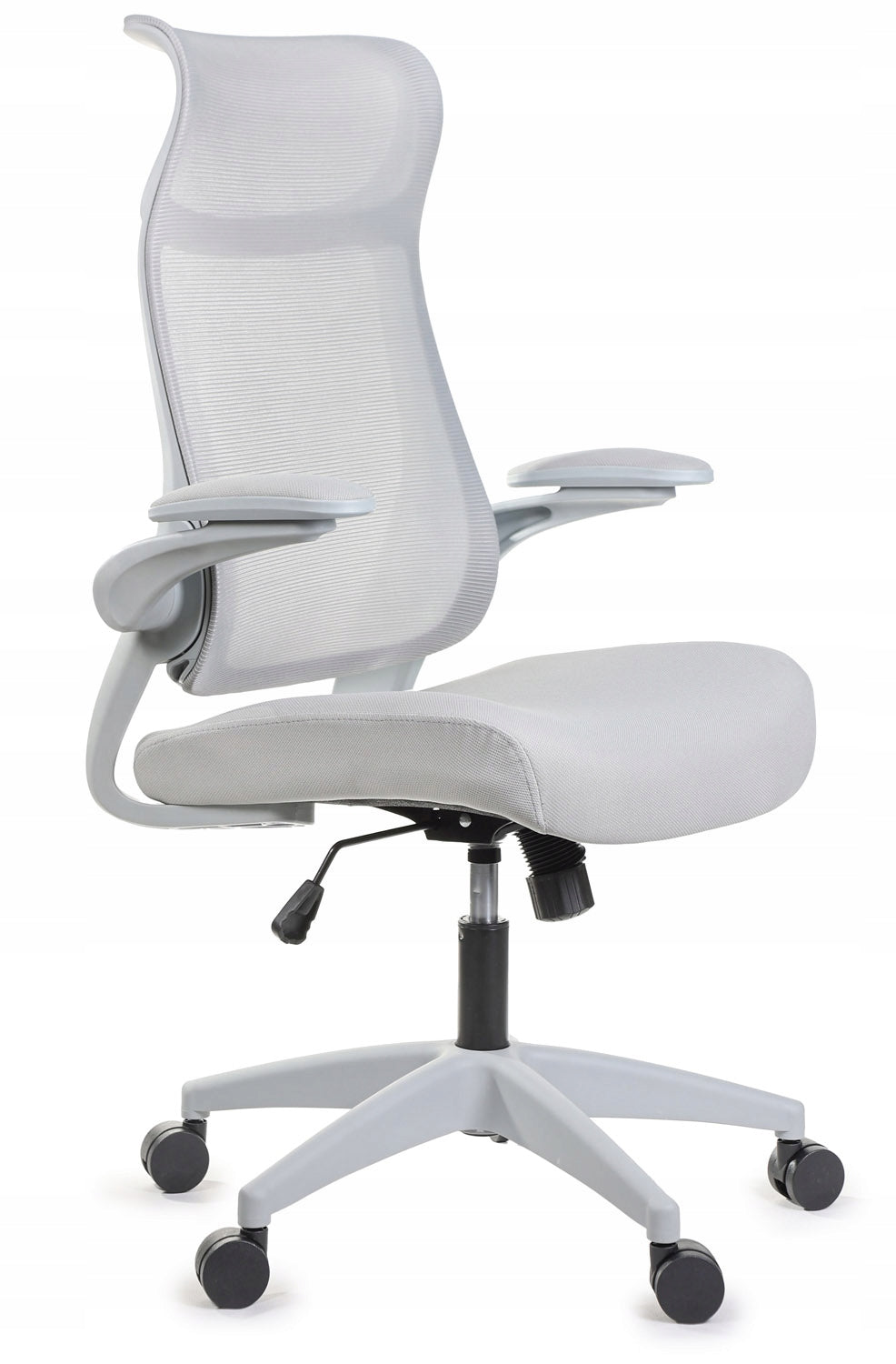 Ergonomic grey office chair FHX011 adjustable armrests health and safety grey Manufacturer code FHX011