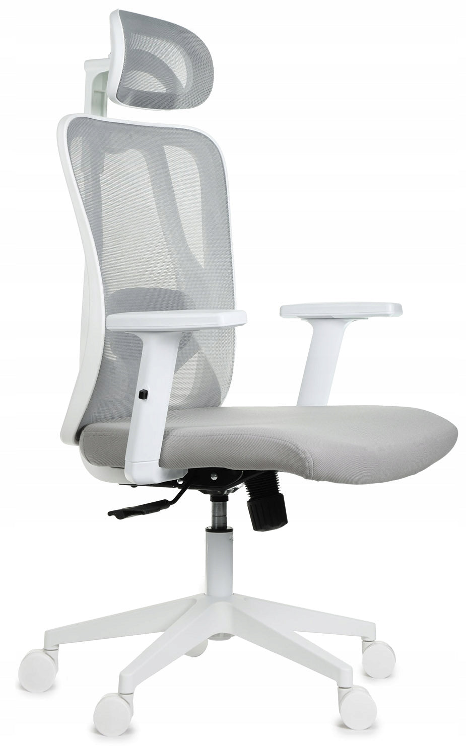 Ergonomic grey white office chair FXB002 adjustable health and safety armrests EAN (GTIN) 5902751547870