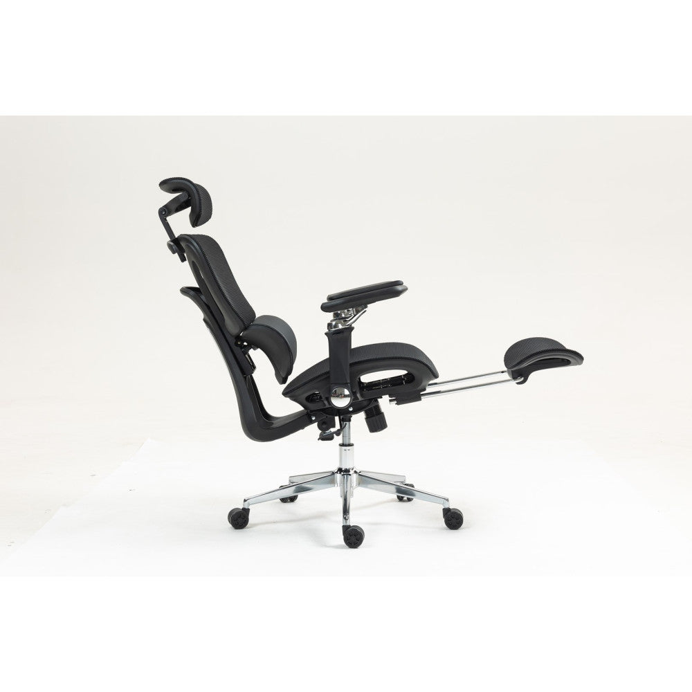 Ergonomic office chair ACTIVEJET YK848 black Furniture depth 52 cm