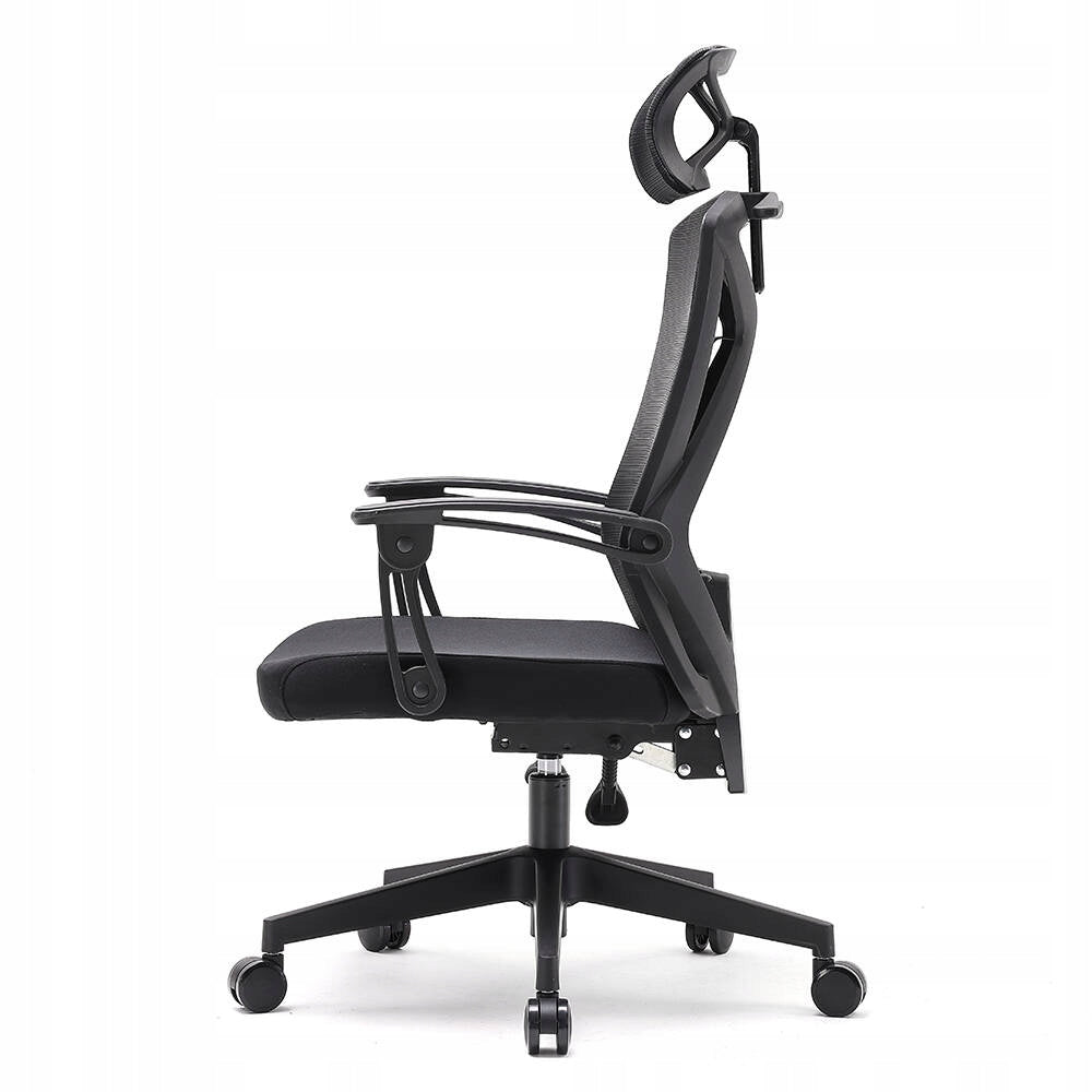 Ergonomic office chair ANGEL spinO black loins for desk 150 kg Medical device no