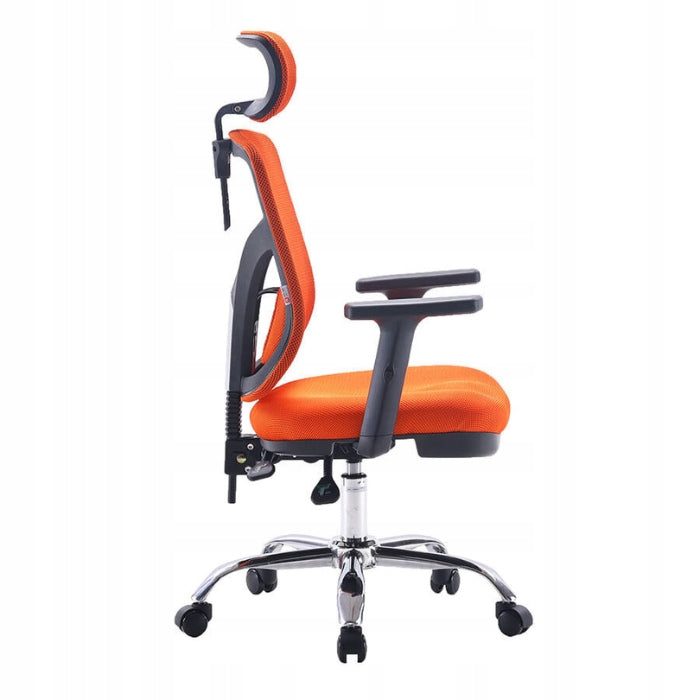 Ergonomic office chair Angel jRotary caste ORANGE mesh