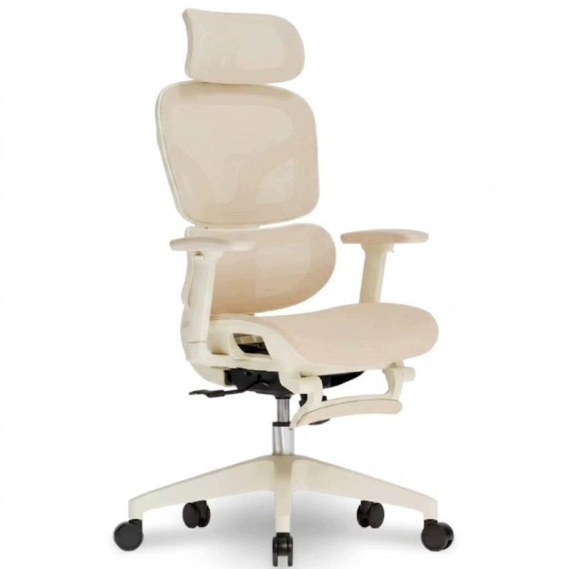 Ergonomic office chair BS5W-M2, mesh, apricot