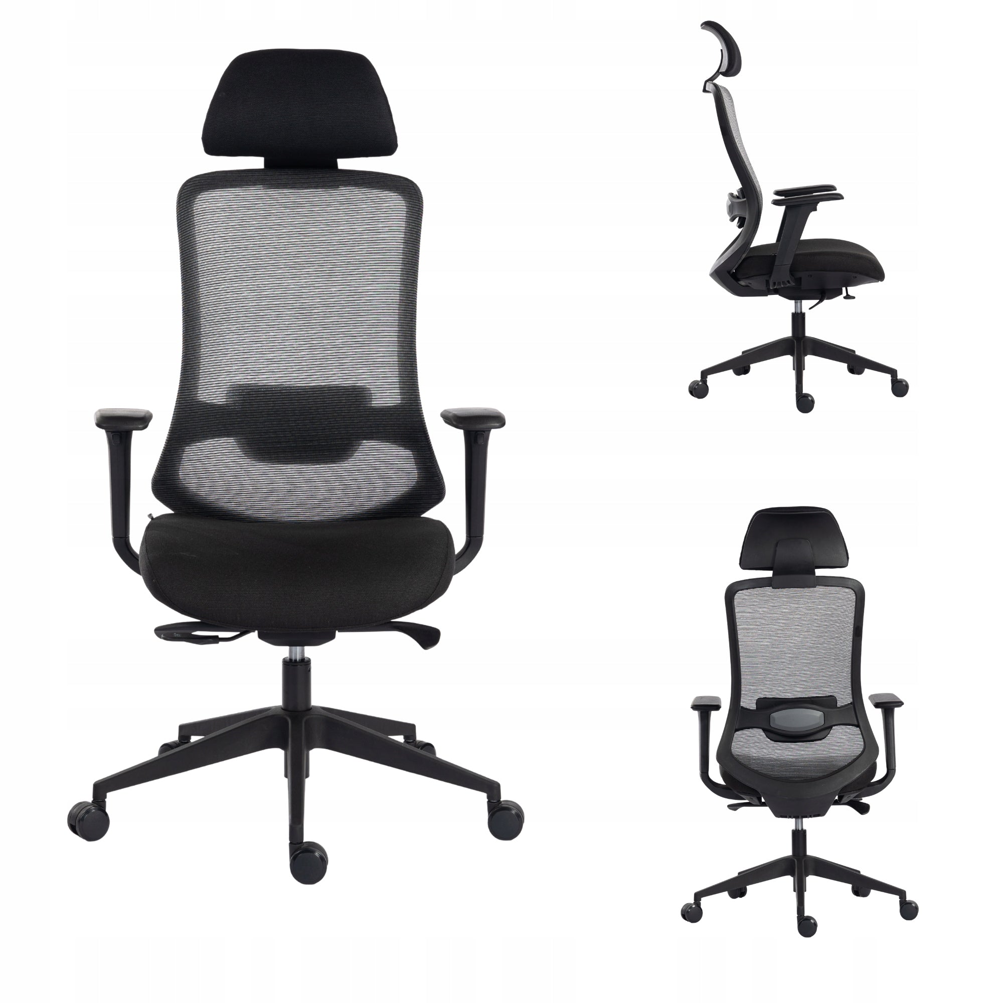 Ergonomic office chair COBRA OFFICE EXPERT HF704BK black Packaging status original