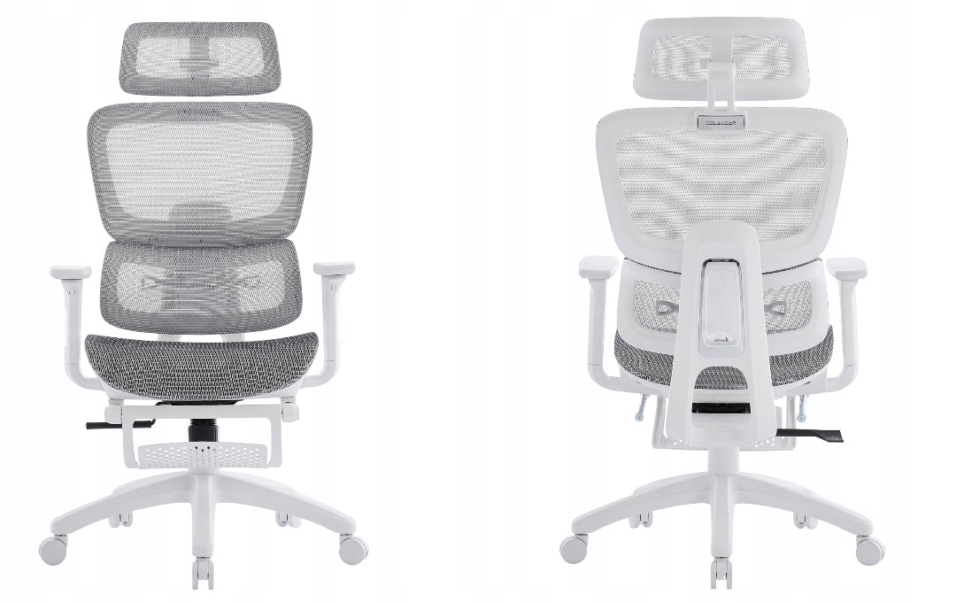 Ergonomic office chair Delagear M Pro 750 grey-white Manufacturer code 5904261532476