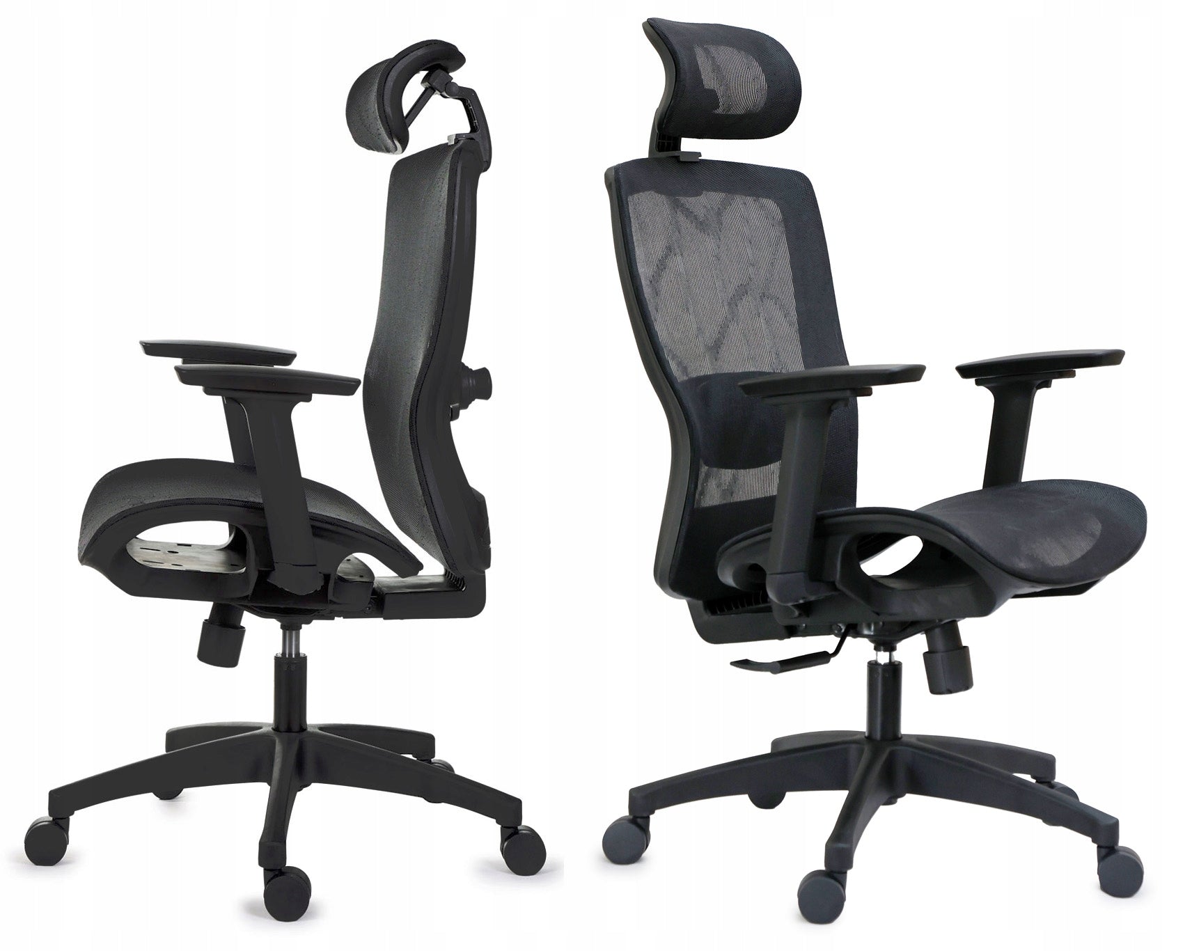 Ergonomic office chair FXC004 adjustable armrests and headrest, health and safety