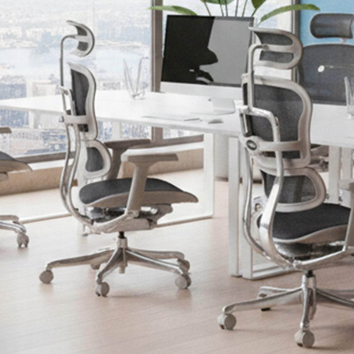 Ergonomic office chair GROPSOL Ergohuman 2 Elite ST GS Black Mesh Packaging status original