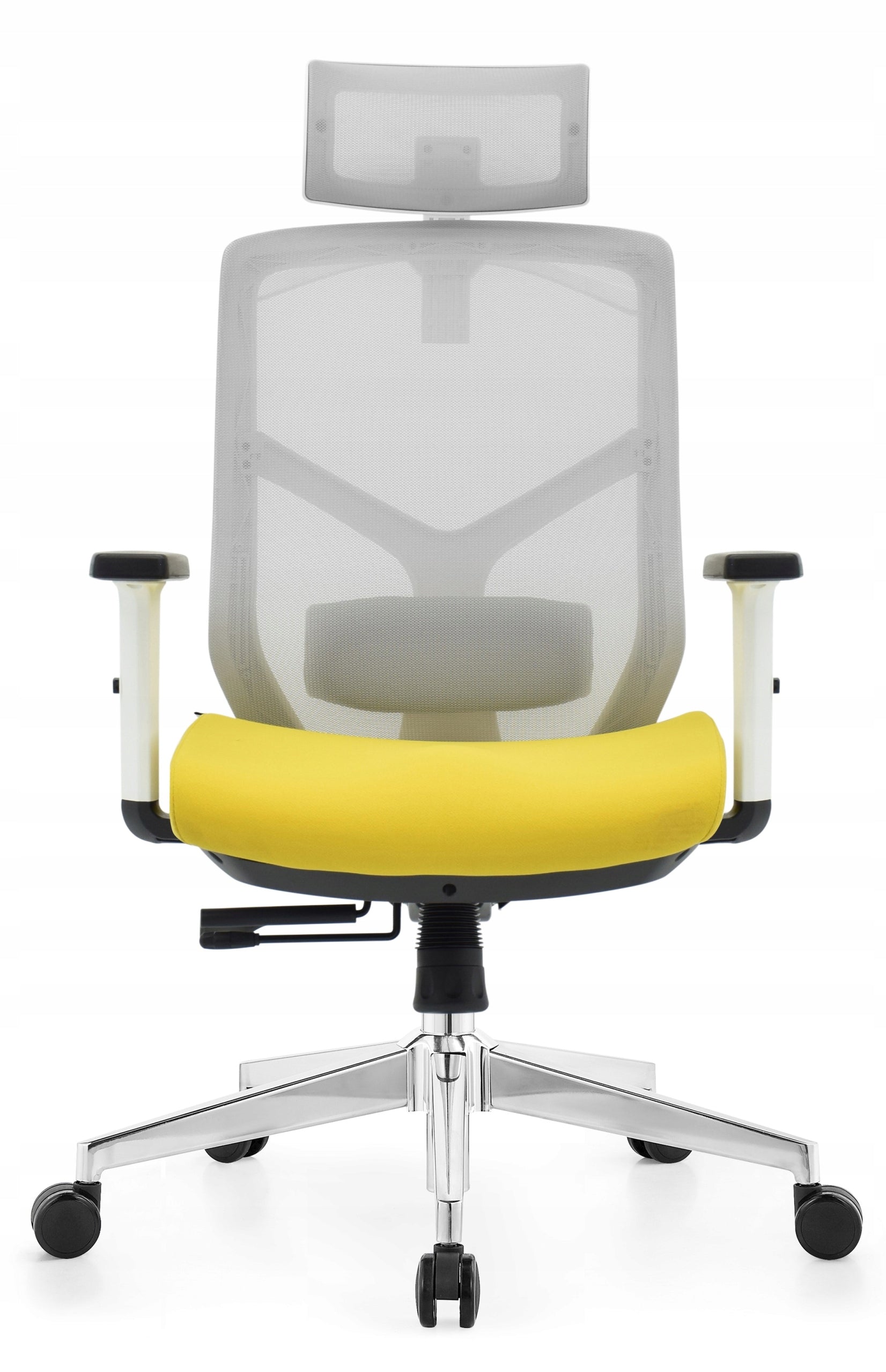 Ergonomic office chair Hell's Chair HC-1052 Plus Grey-yellow Fabric EAN (GTIN) 5907196011467