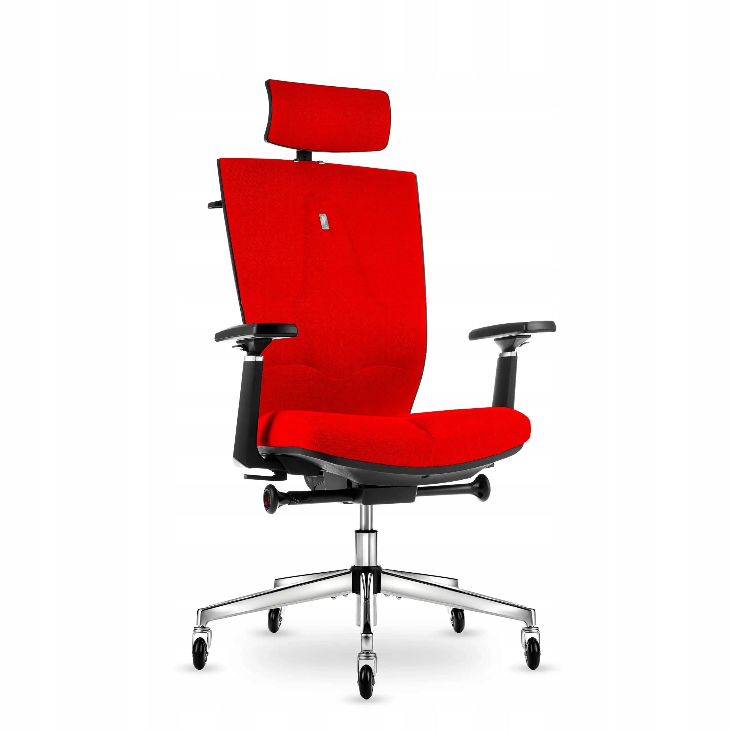 Ergonomic office chair Kulik System Space Fire Red - modern design Medical device no