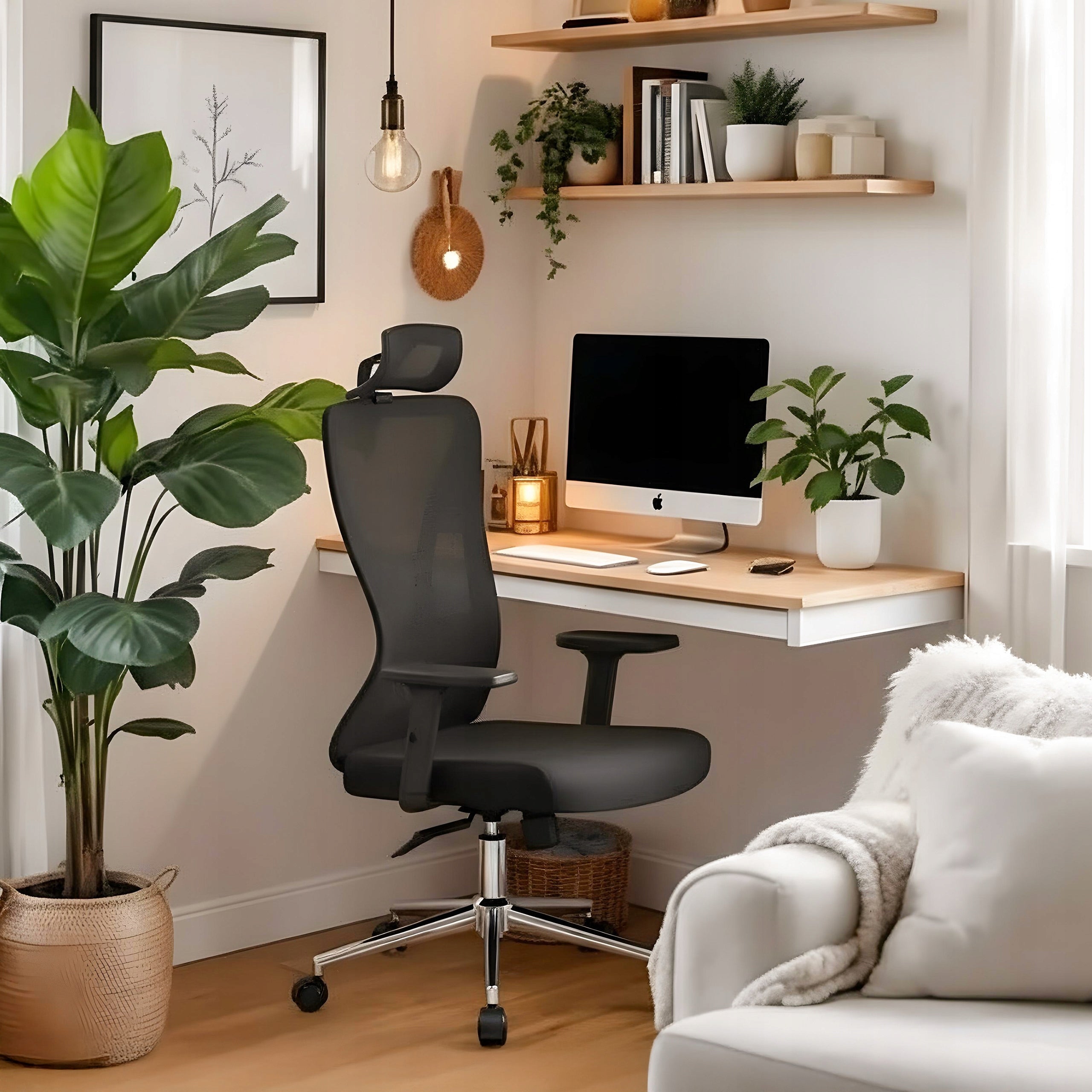 Ergonomic office chair MARK ADLER black swivel adjustable up to 130kg Packaging status original