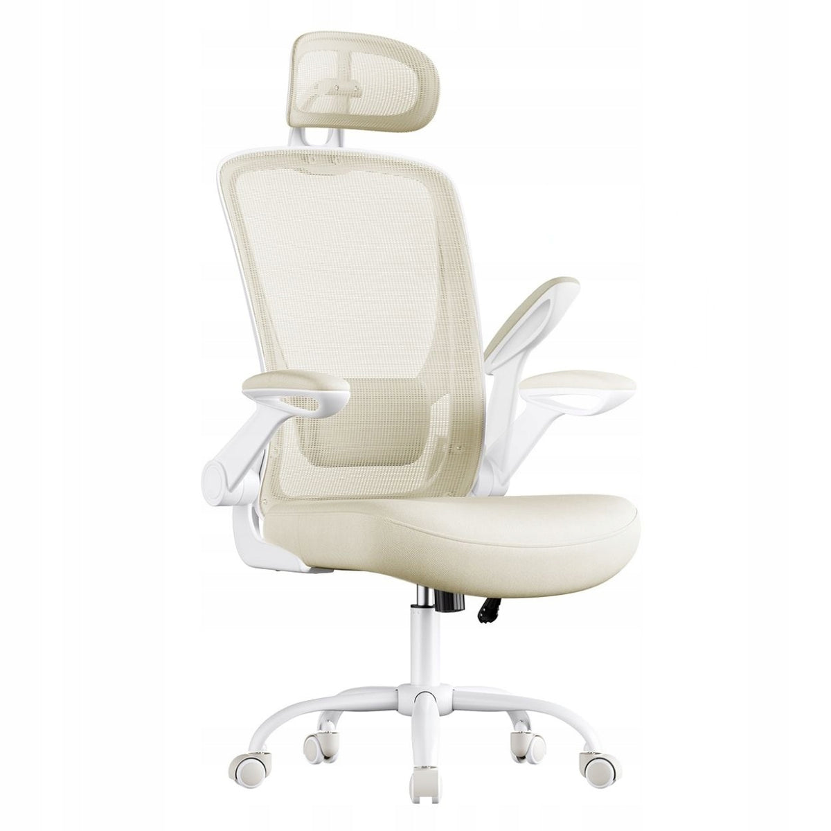 Ergonomic office chair Songmics OBN047K01 beige and white Brand Songmics