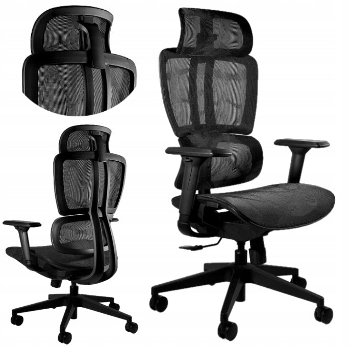 Ergonomic office chair adjustment design ergo