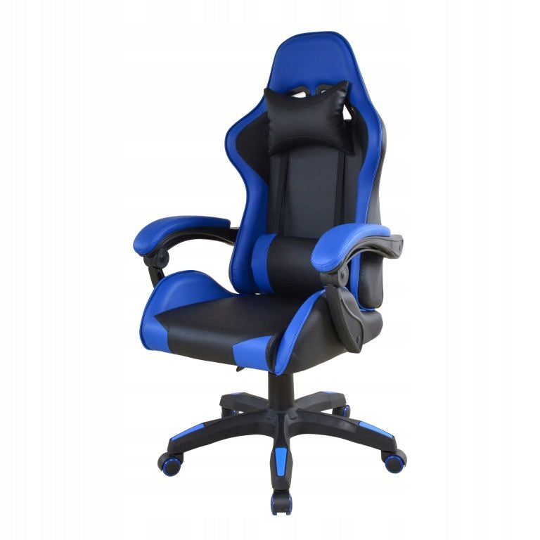 Ergonomic office chair with cushions, blue-black Brand no brand
