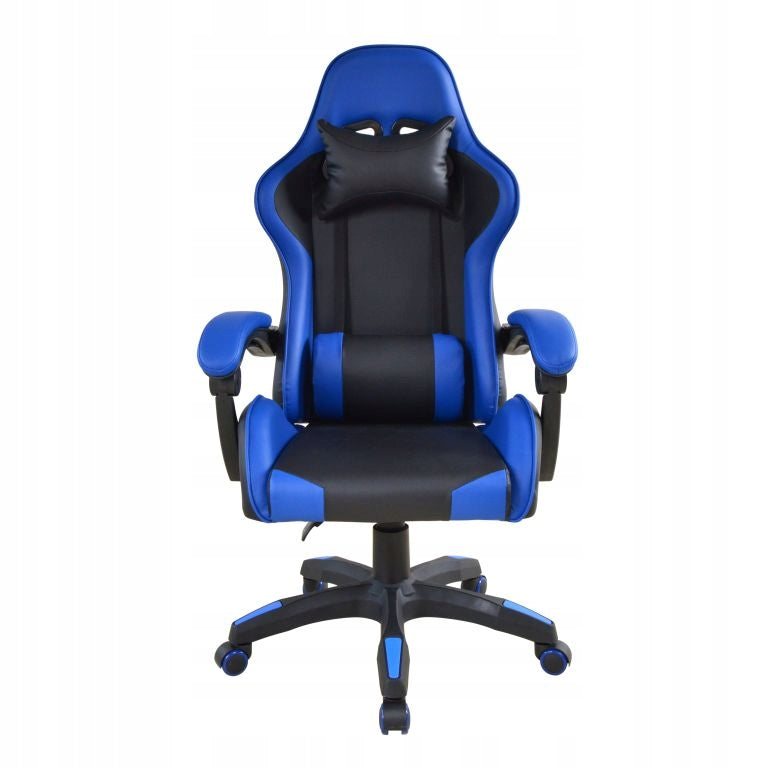 Ergonomic office chair with cushions, blue-black Packaging status original