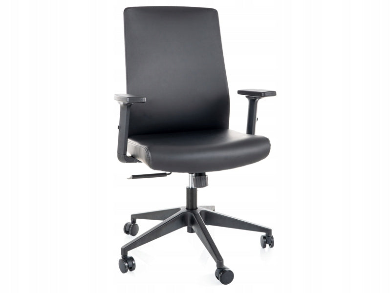 Ergonomic office swivel chair Q-085 Faux leather multiblock 2D black Manufacturer code OBRQ085C