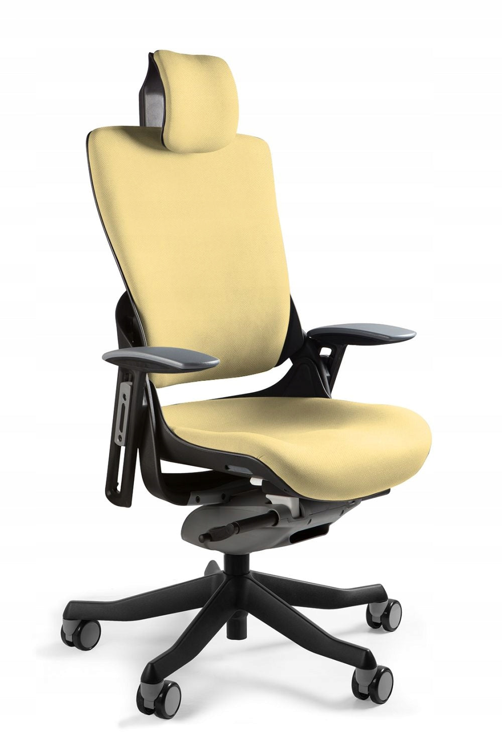 Ergonomic office swivel chair Wau 2 buttercup