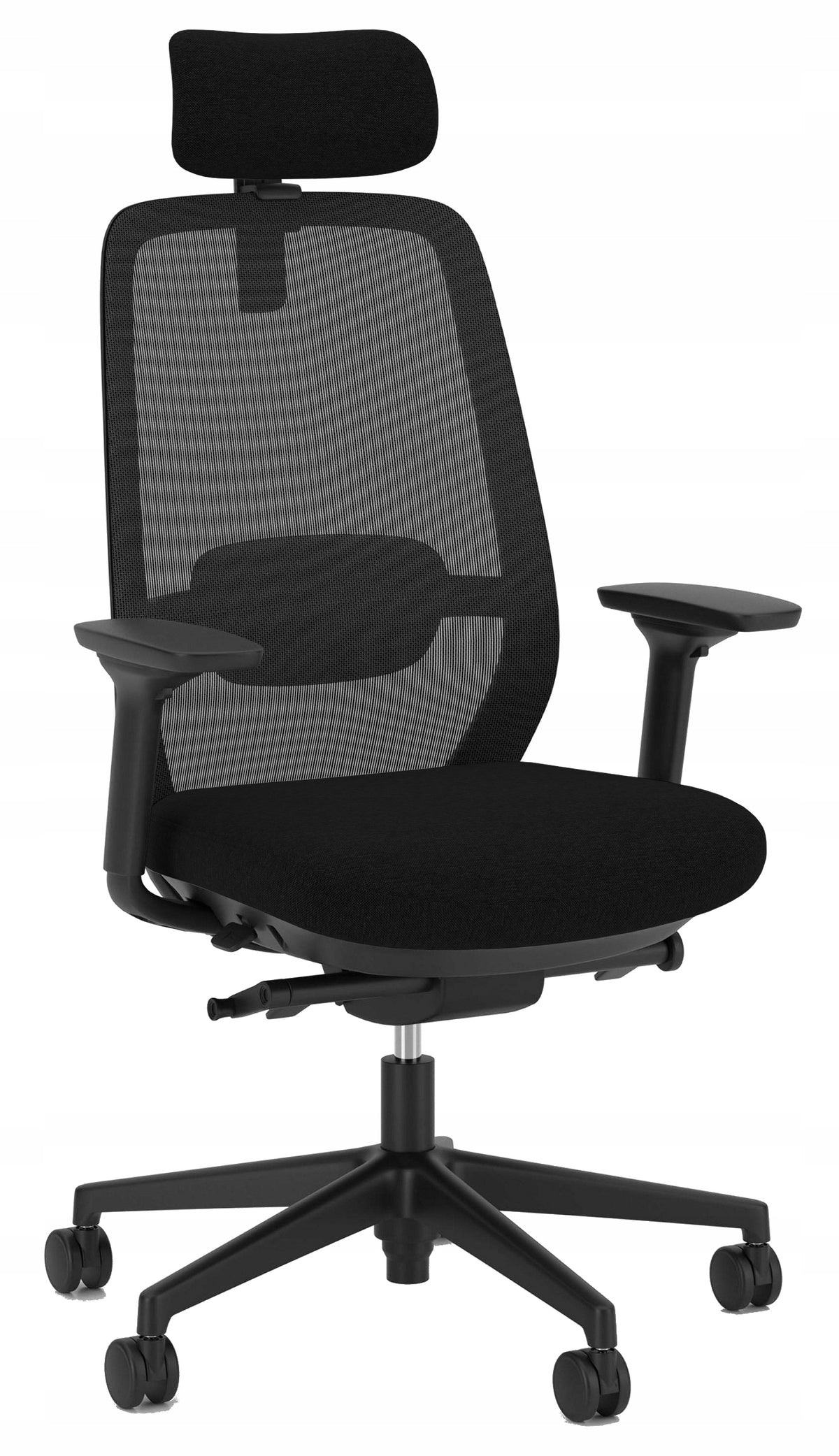 Ergonomic swivel chair ELOVIE HRT BLACK SN2 mesh fabric Nowy Styl Brand Nowy Styl