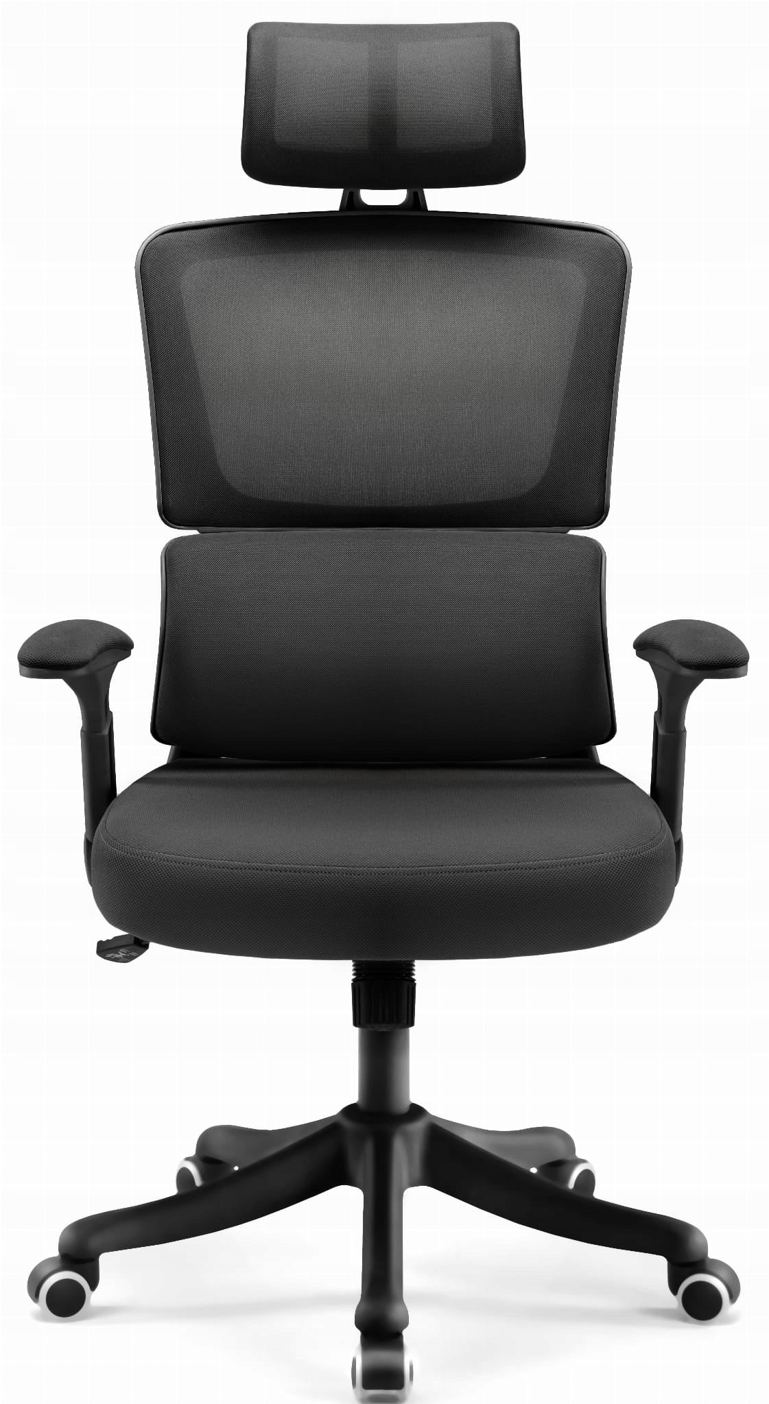 Ergonomic swivel office chair Hell's Chair HC- 1011 BLACK Black Packaging status original