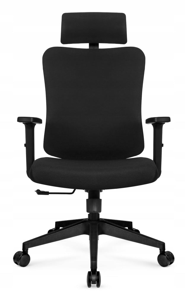 Ergonomic swivel office chair Hell's Chair HC-1041 Black Fabric Furniture depth 61 cm