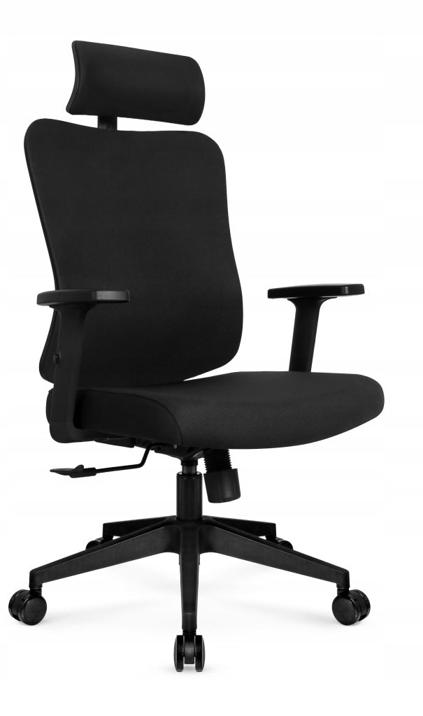 Ergonomic swivel office chair Hell's Chair HC-1041 Black Fabric