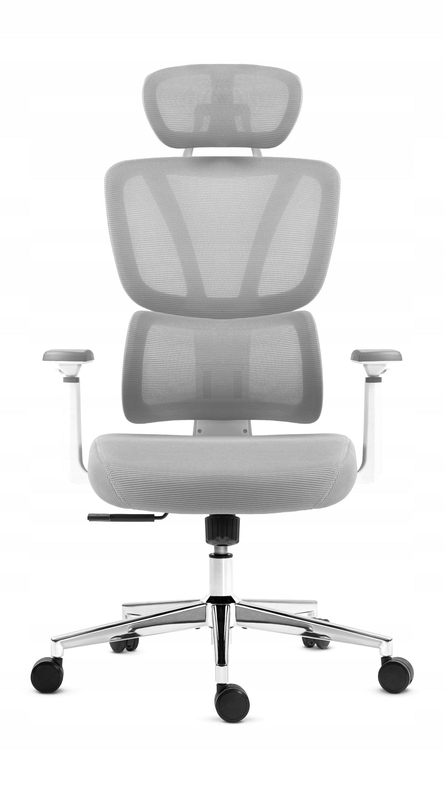 Ergonomic swivel office chair Hell's Chair HC- 1043 GreyFABRIC Packaging status original