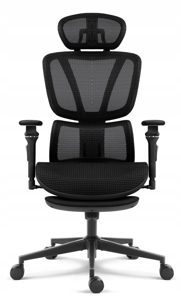 Ergonomic swivel office chair Hell's Chair HC-1044 black fabric Brand HELL'S CHAIR