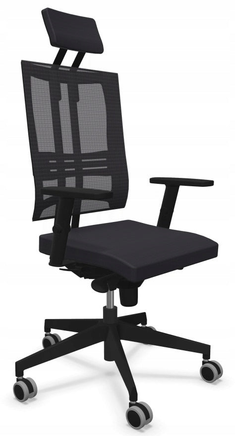Ergonomic swivel office chair @-MOTION FST JBL graphite Nowy Styl