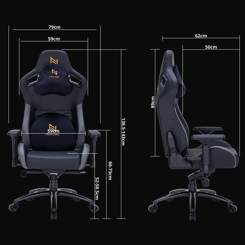 Ergonomic swivel office chair|Neologic Antares GOLDEN gaming chair Brand no brand