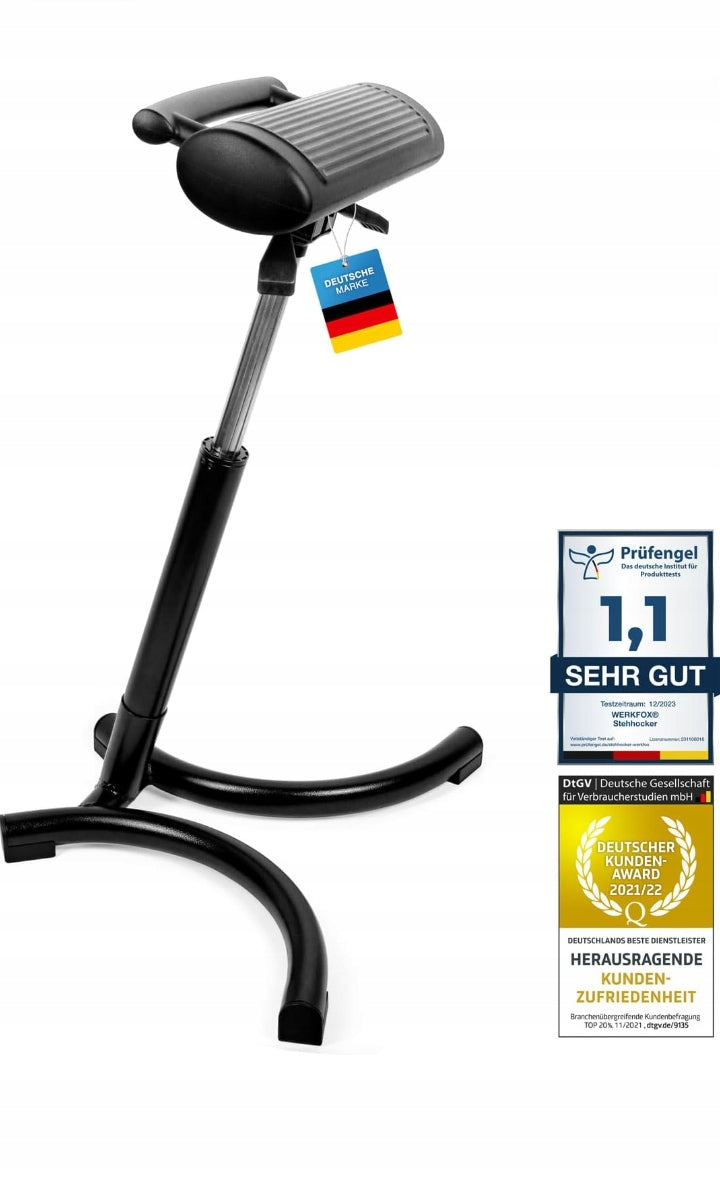 Ergonomic workshop stool with adjustable seat stool WERKFOX