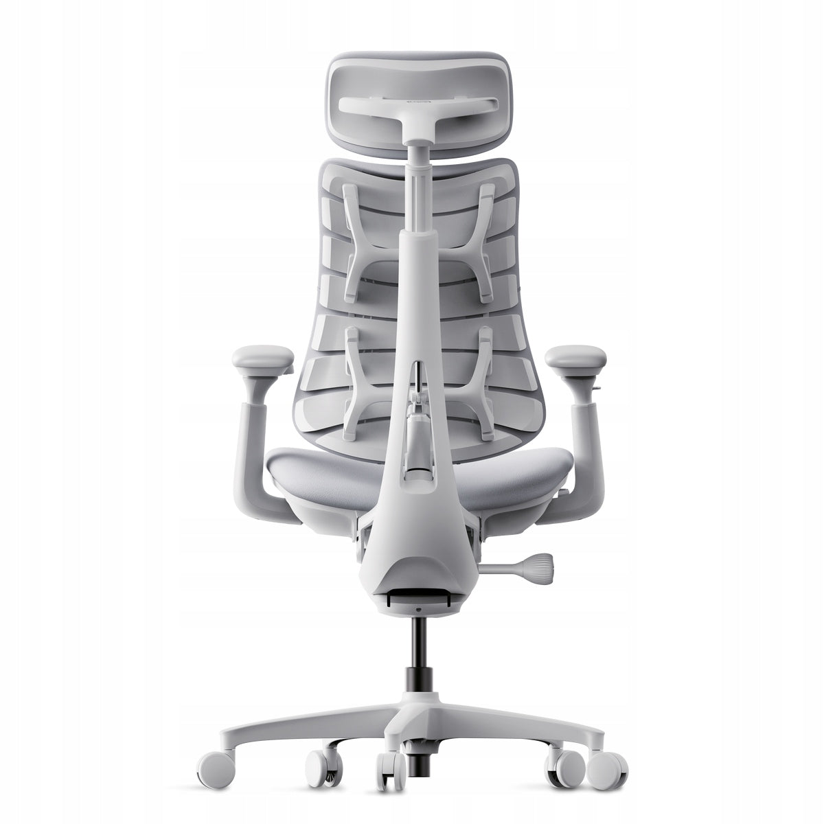 Ergonomické křeslo LiberNovo dynamické šedé sedák 48 cm Furniture depth 79 cm