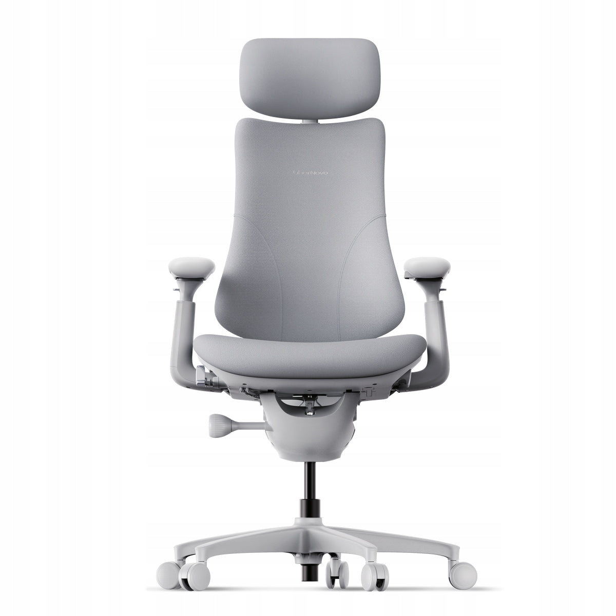 Ergonomické křeslo LiberNovo dynamické šedé sedák 48 cm