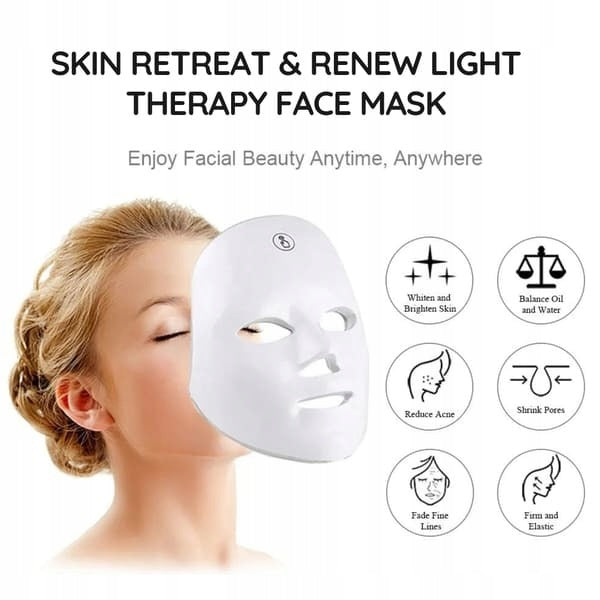 Erth Beauty Skin Retreat & Renew LED Face Mask Phototherapy Brand ErthSkin London