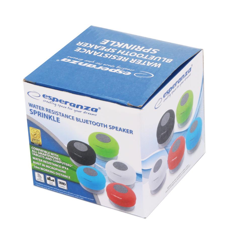 Esperanza Bt Speaker Waterproof Sprinkle Black Esperanza Brand Esperanza