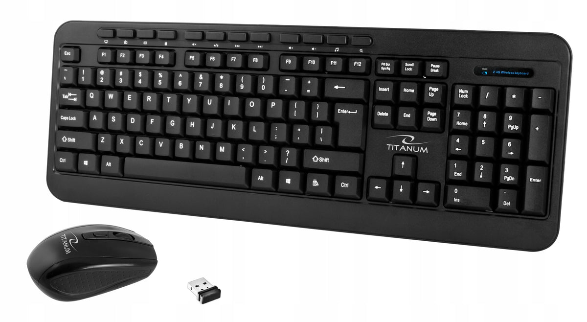 Esperanza Wireless keyboard + mouse set Akron USB 2,4 GHz Keyboard type membrane