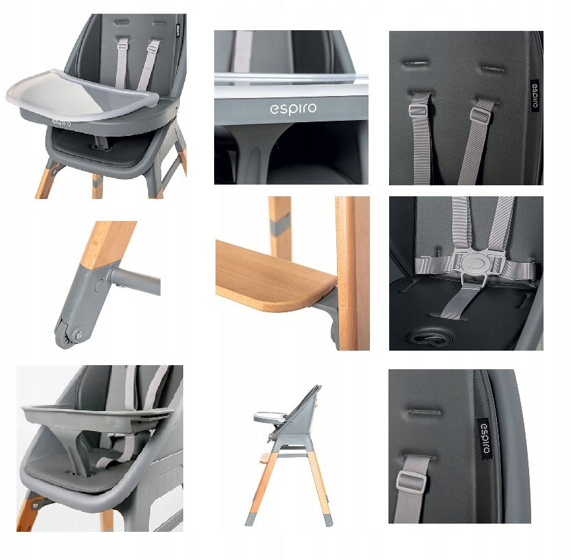 Espiro SENSE Wooden chair Grey Manufacturer code 5734573