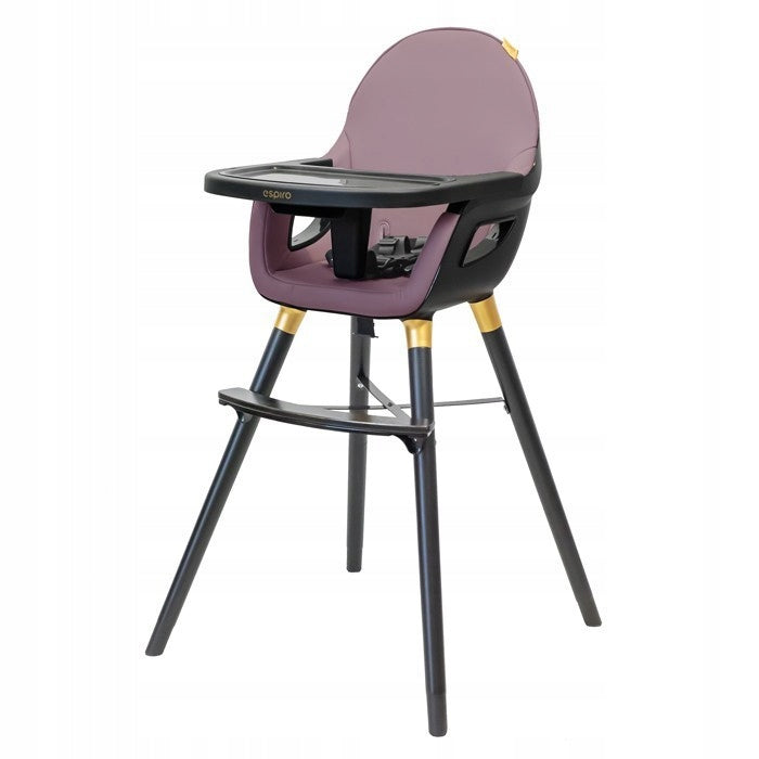 Espiro YUKO Highchair 2in1 footrest | glamour PINK STYLE pink