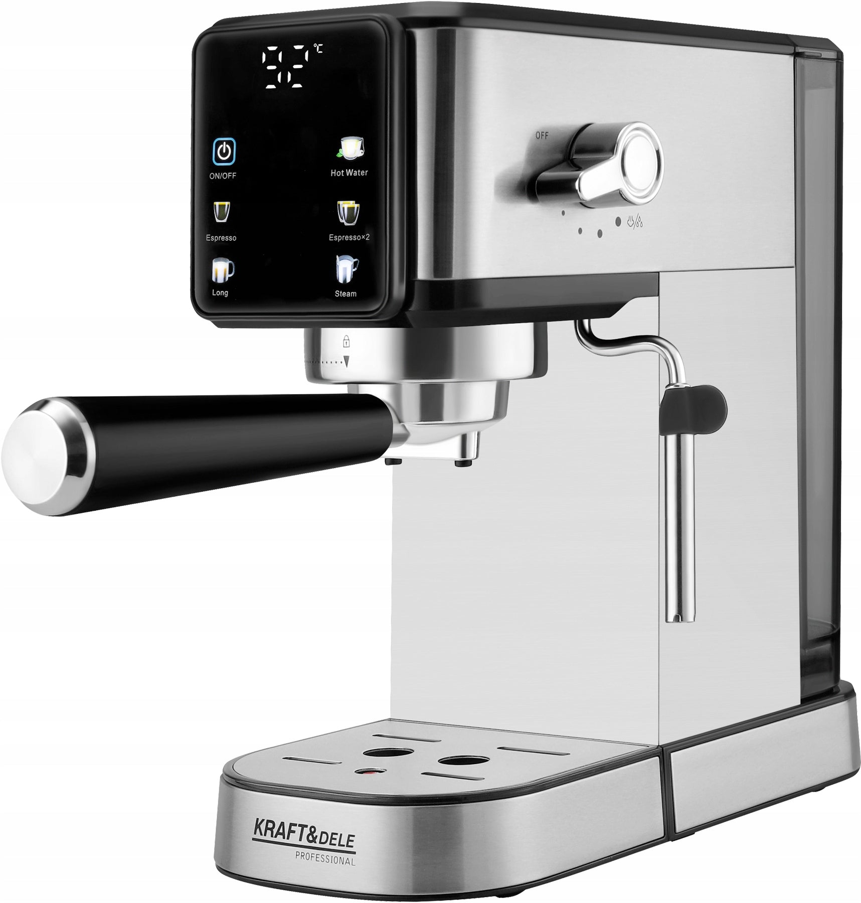 Espresso machine 1500 W 20 bar silver KD4290