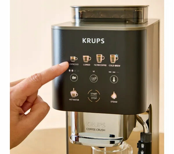 Espresso machine Krups Coffee Crush SA403 Iced Coffee 1450W 15 Bar Dominant color beige/brown