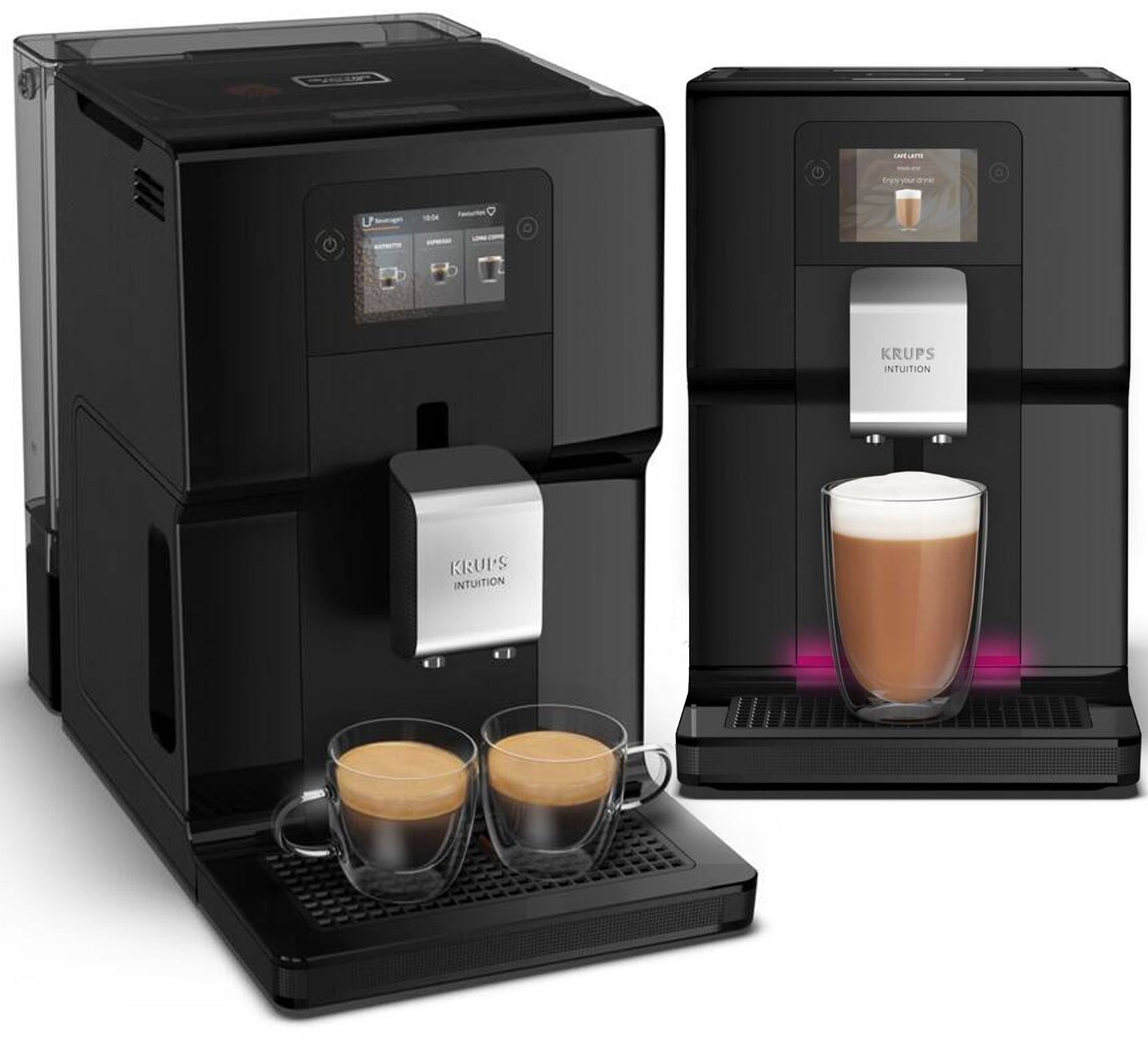 Espresso machine Krups Intuition Preference EA873810 Smart for coffee