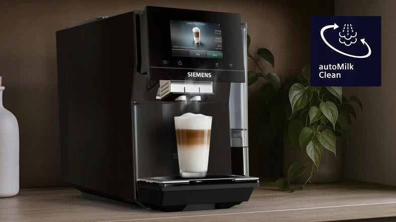 Espresso machine SIEMENS TP723E09 Pianosvart Packaging status original