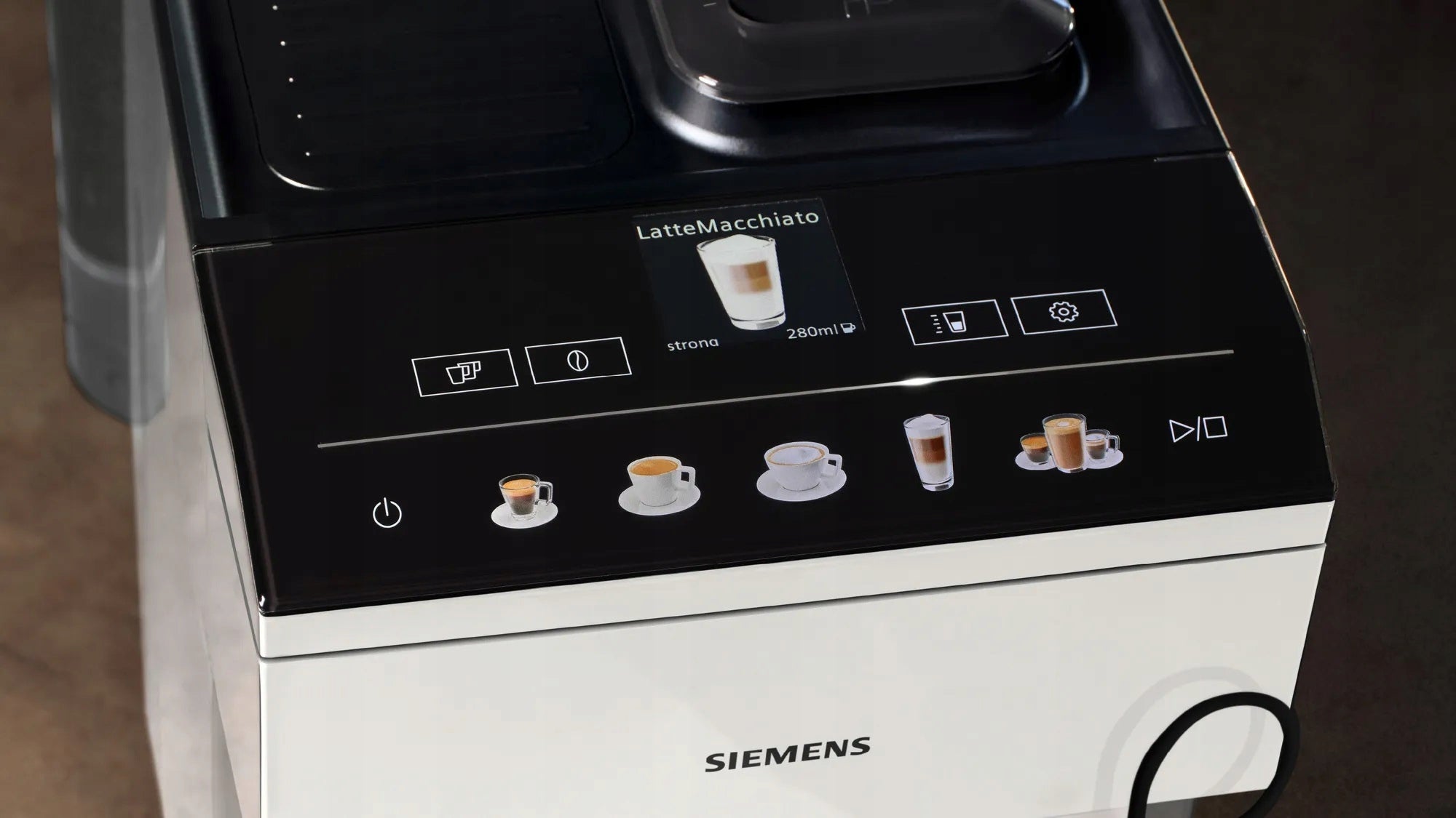 Espresso machine Siemens EQ.500 TP515R02 White 15bar Ceramic Grinder Manufacturer code TP515R02