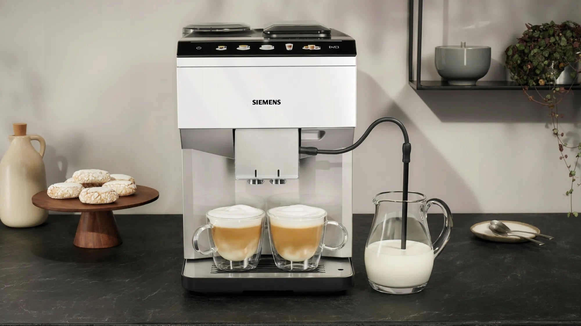 Espresso machine Siemens EQ.500 TP515R02 White 15bar Ceramic Grinder Packaging status original