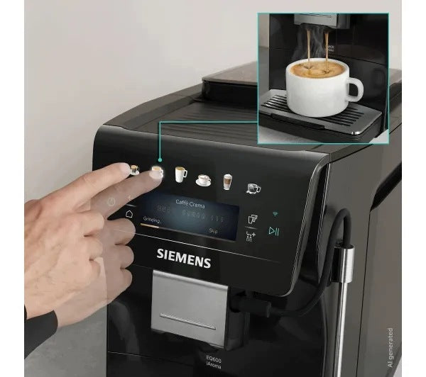 Espresso machine Siemens EQ600 iAroma Piano Black TP601E19 - 1500W Packaging status original
