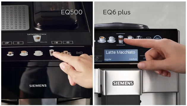 Espresso machine Siemens TE653M19RW EQ6 plus 15 bar aromaDoubleShot Manufacturer code TE653M19RW