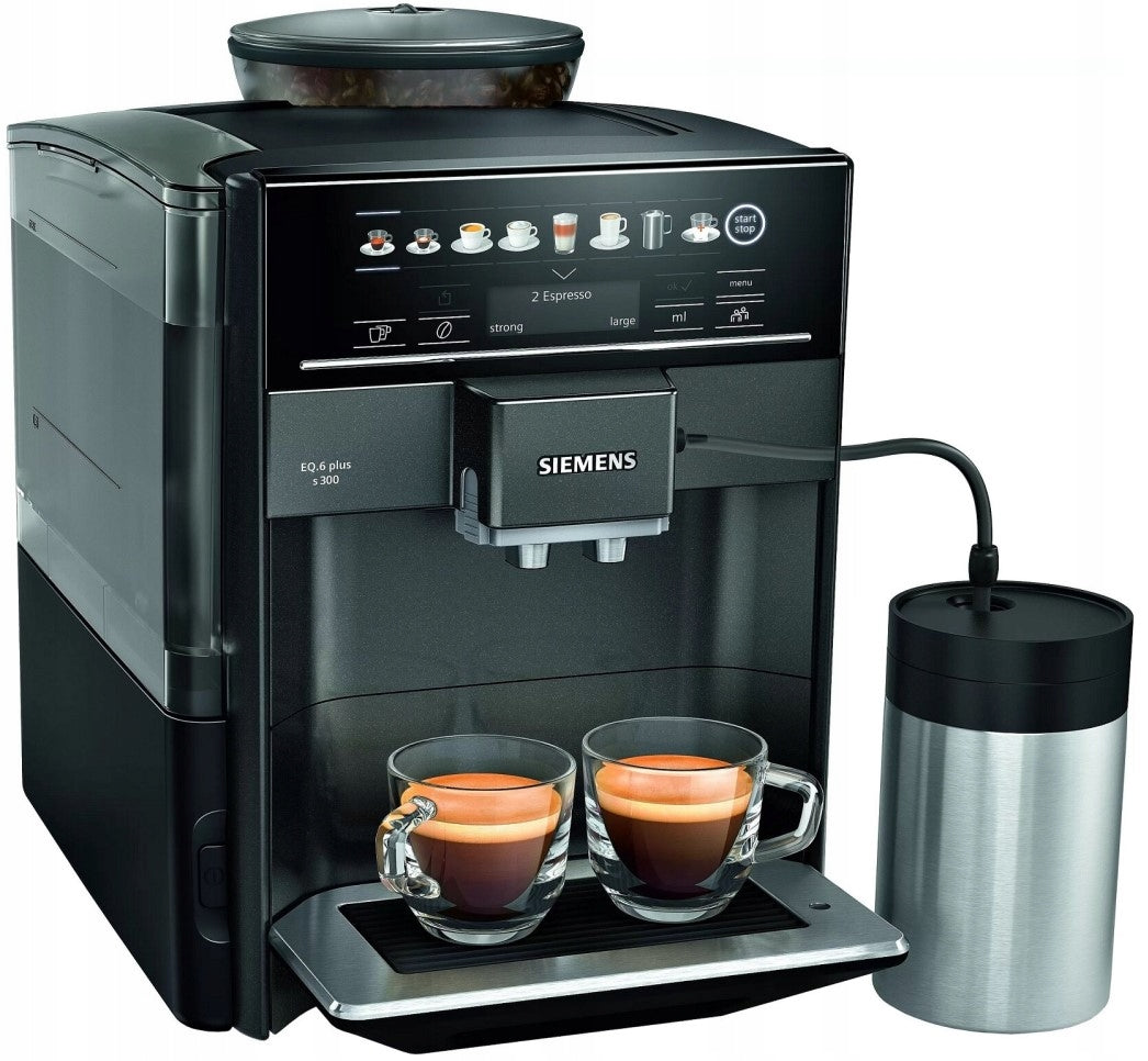 Espresso machine Siemens TE653M19RW EQ6 plus 15 bar aromaDoubleShot