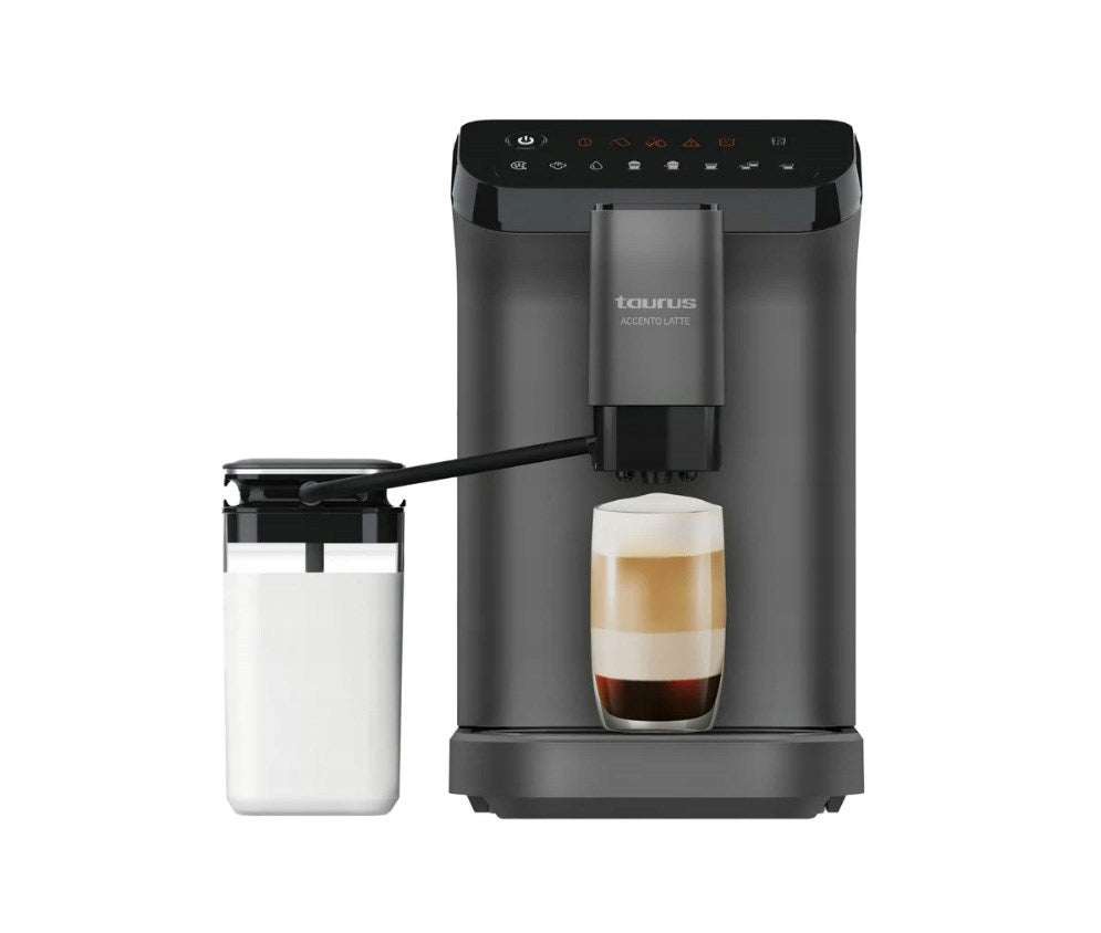 Espresso machine Taurus Accento Latte; 20 bar White Coffee
