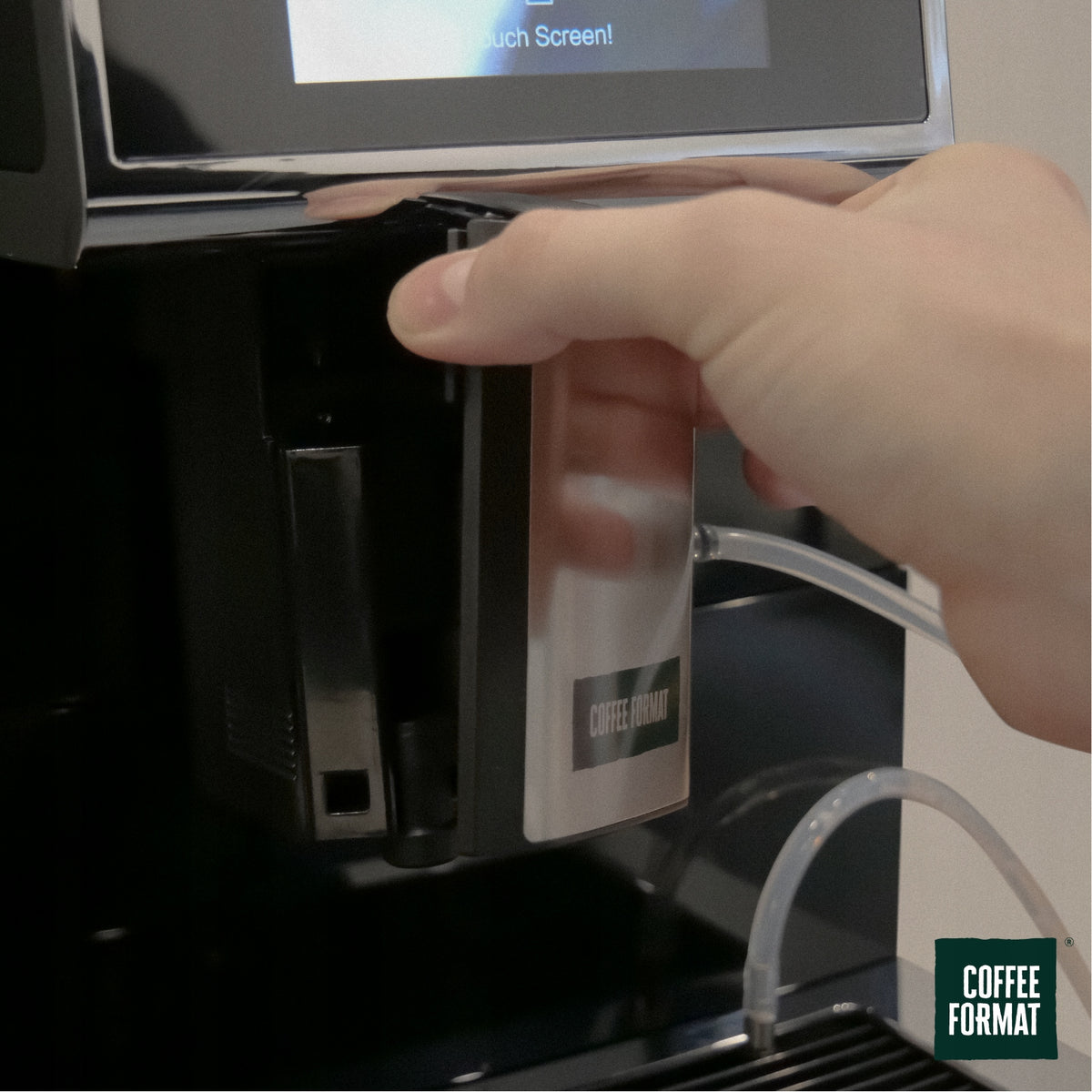 Espresso machine automatic Coffee Format Atlas W2 black with grinder Brand Coffee Format