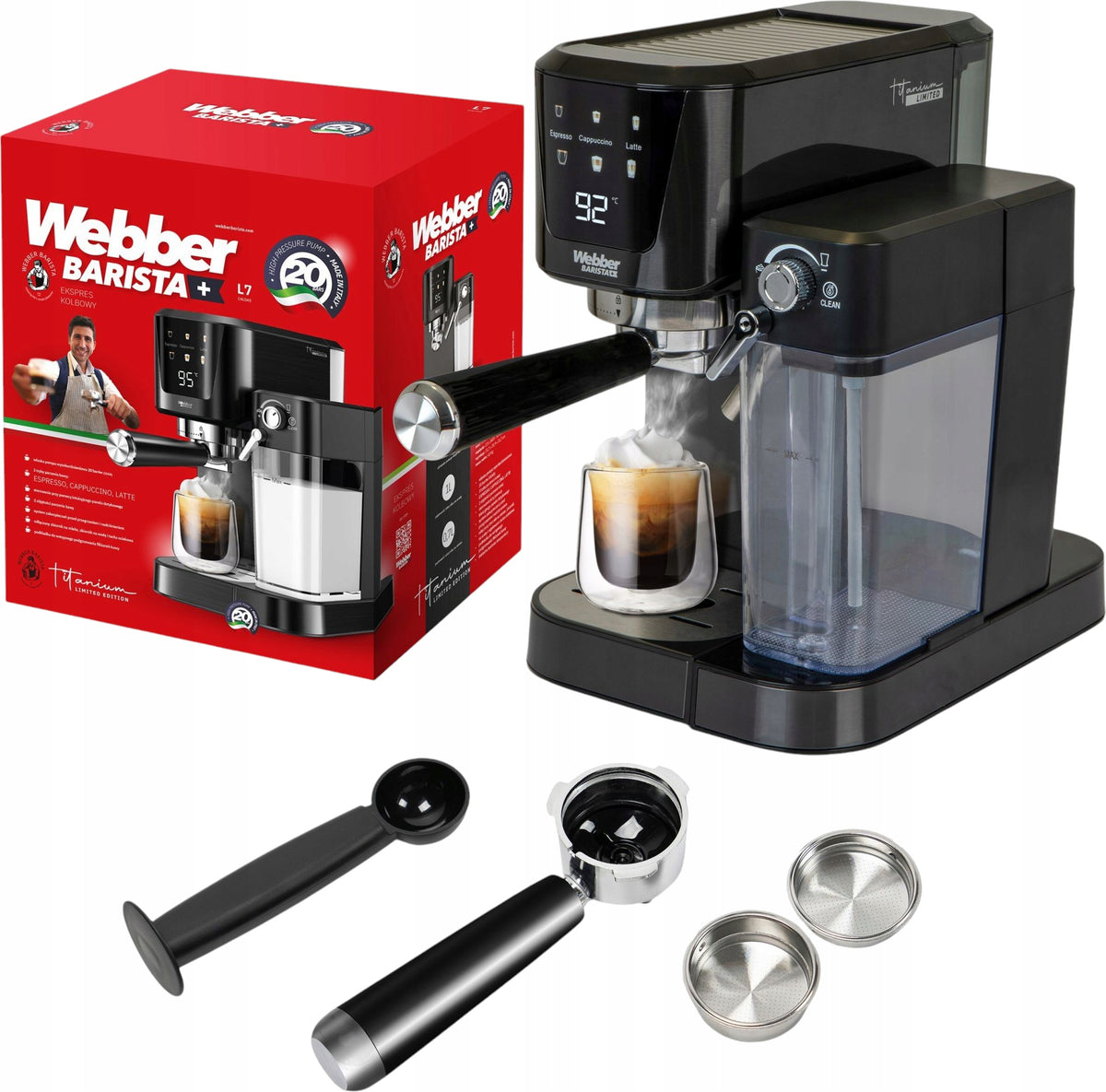 Espresso machine flask Webber