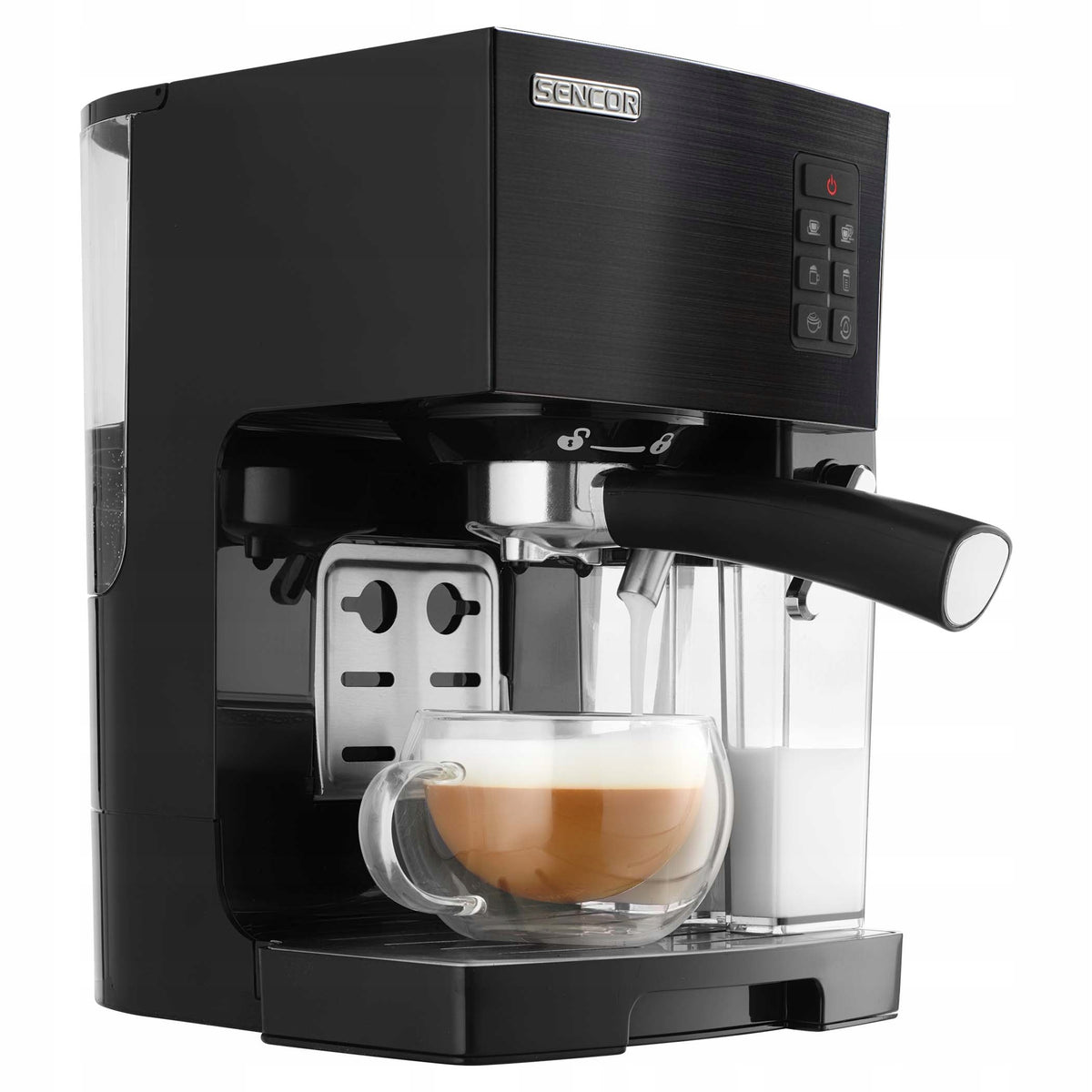 Espresso machine flask with milk frother Sencor 4050SS-EUE3 1450W Brand Sencor