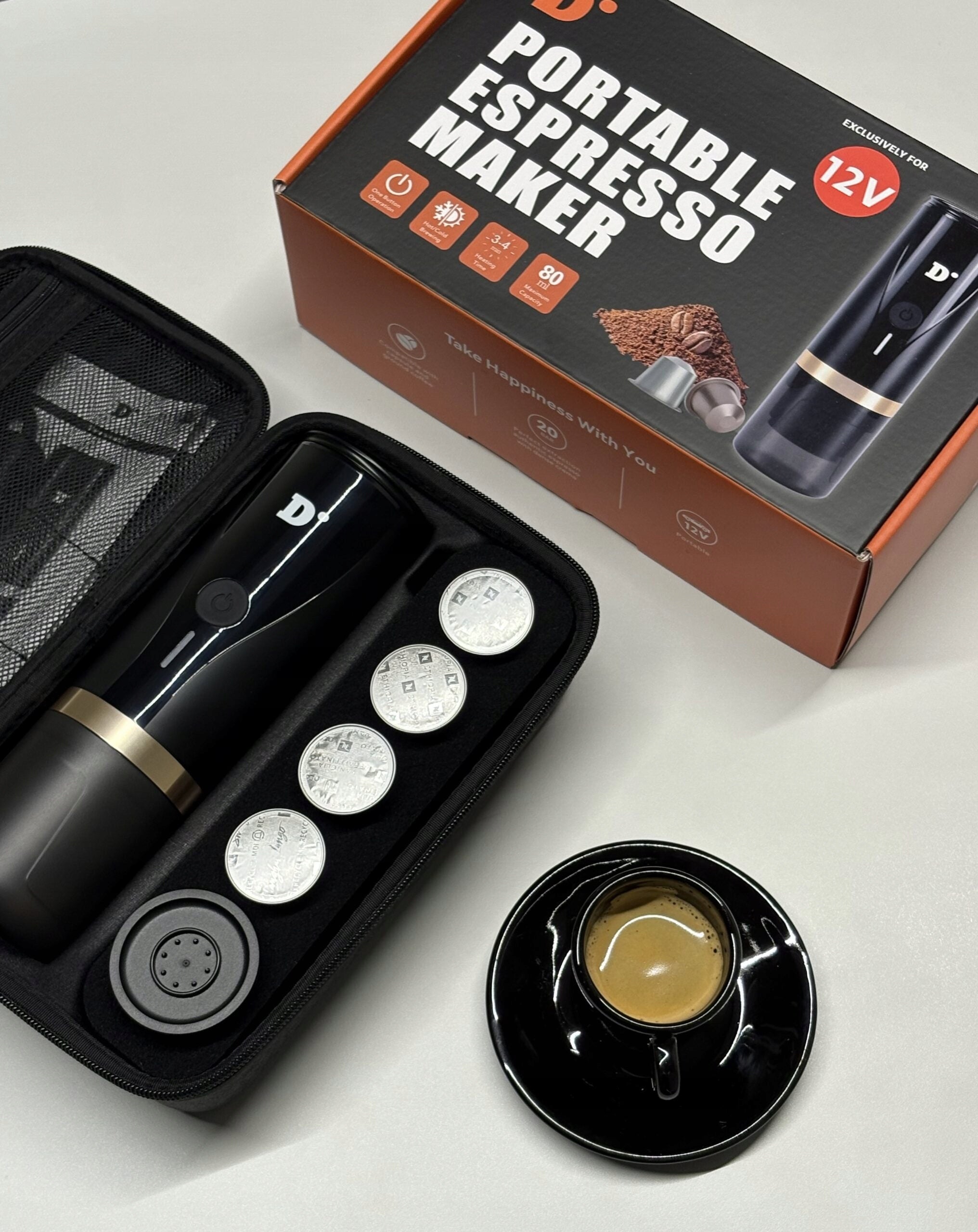 Espresso machine for Coffee Portable 20 bar for ground coffee and capsules Brand no brand
