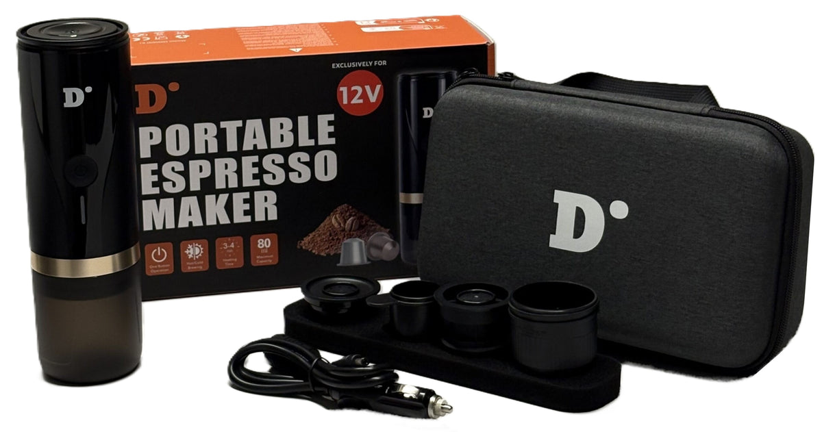 Espresso machine for Coffee Portable 20 bar for ground coffee and capsules